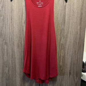 AMERICAN EAGLE, Soft & Sexy collection, red tank top, size SMALL